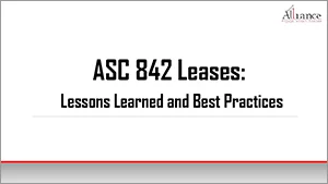 ASC 842 Leases